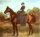 "Kobieta na koniu" Jana Rosena.