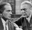 Jacek Woszczerowicz i Kazimierz Junosza-Stępowski w filmie Michała Waszyńskiego "Rena" z 1938 roku.