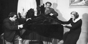 Przedstawienie „Kwiecista droga” Walentyna Katajewa w Teatrze Miejskim w Wilnie w 1935 roku.