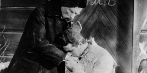 Scena z filmu Michała Waszyńskiego "Bohaterowie Sybiru" z 1936 r.