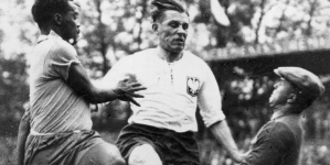 Mecz Polska-Brazylia na Mistrzostwa Świata w Piłce Nożnej w 1938 r.