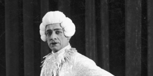 Władysław Szczawiński w przedstawieniu "Kulig" w Teatrze Rewia w Poznaniu w 1929 r.