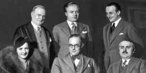 Harry Jankins podczas wizyty w Warszawie w grudniu 1932 roku.
