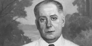 Obraz Stanisława Niesiołowskiego przedstawiający portret Antoniego Ossendowskiego namalowany w 1931 roku.