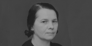 Pola Gojawiczyńska w swoim mieszkaniu w 1935 r.