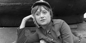 Krystyna Sienkiewicz w filmie Hieronima Przybyła "Rzeczpospolita babska" z 1969 roku.