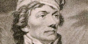 "Tadeusz Kościuszko według portretu Grassiego."