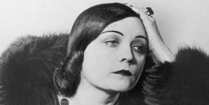 Pola Negri, polska aktorka teatralna i filmowa, międzynarodowa gwiazda kina niemego.