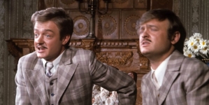 Damian i Maciej Damięccy w "Nocach i dniach" w 1975 roku.