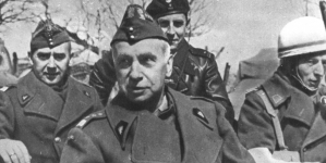 Gen. Kazimierz Sosnkowski z wizytą w 2 Korpusie Polskim we Włoszech (1944 r.)
