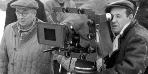 Realizacja filmu Andrzeja Wajdy "Miłość dwudziestolatków - Warszawa" w 1962 roku.
