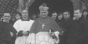 Nabożeństwo w jednym z kościołów w Wilnie 9.12.1934 r.