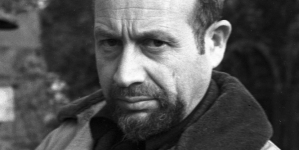 Kurt Weber w trakcie kręcenia zdjęć do filmu Aleksandra Ścibora-Rylskiego "Sąsiedzi" w 1969 roku.