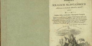 Aleksander Antoni  Sapieha "Podróże w kraiach słowiańskich odbywane w latach 1802gim i 1803cim" (strona tytułowa)