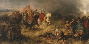 "Bitwa pod Chocimiem" (lub "Chodkiewicz pod Chocimiem") Józefa Brandta.