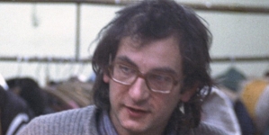 Na planie filmu Krzysztofa Kieślowskiego "Personel" z 1975 roku.