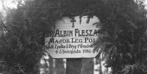 Pogrzeb majora Albina Fleszara w Słonimiu 6.11.1916 r.