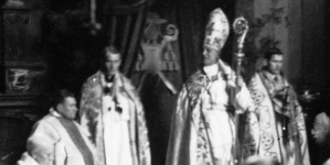 Ingres nowego biskupa łomżyńskiego Romualda Jałbrzykowskiego w styczniu 1926 roku.