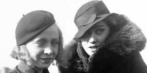 Jadwiga Andrzejewska i Irena Eichlerówna w Krakowie w 1933 roku.