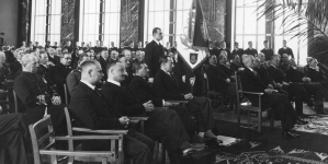 Uroczystość 15-lecia Państwowej Szkoły Morskiej w Gdyni w grudniu 1933 r.