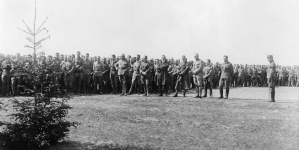 Uroczystości w Optowej z okazji ostatecznego uznania 7 pułku Legionów 30.05.1916 r. (1)