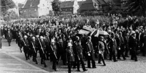 Pogrzeb posła Wojciecha Korfantego w Katowicach w sierpniu 1939 roku.