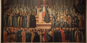 Ślub in absentia Marii Mniszech z Dymitrem Samozwańcem w Krakowie  12 listopada 1605 roku.