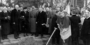 Uczczenie pamięci marszałka Polski Józefa Piłsudskiego w Zułowie w październiku 1937 roku.