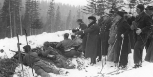 Marsz szlakiem huculskim II Brygady Legionów w lutym 1935 roku.