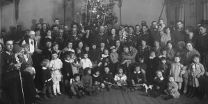 Gwiazdka dla dzieci pułkowych 27 Pułku Ułanów w Nieświeżu, 24.12.1928 r.