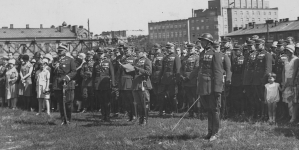 Promocja podchorążych w Oficerskiej Szkole Podchorążych Inżynierii w Warszawie 15.08.1929 r.