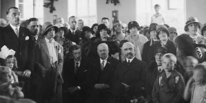 Uroczystość poświęcenia nowo wybudowanego gmachu Towarzystwa "Nasz Dom" na Bielanach w Warszawie 29.05.1930 r.