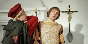 Scena z filmu Ewy i Czesława Petelskich "Kopernik" z 1972 r.
