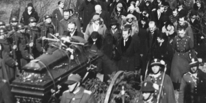 Pogrzeb dowódcy OK X Przemyśl gen. bryg. dypl. Stanisława Zosika-Tessaro w Warszawie 14.03.1933 r.