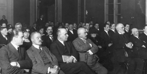 Doroczne zebranie Towarzystwa Przyjaciół Ligi Narodów w Warszawie 2.04.1925 roku.