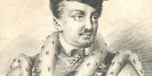 Portret Króla Stanisława (Leszczyńskiego) - litografia.
