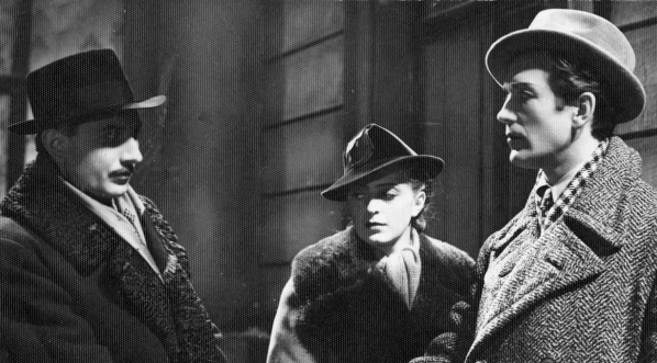  Scena z filmu Józefa Lejtesa "Granica" z 1938 roku.  