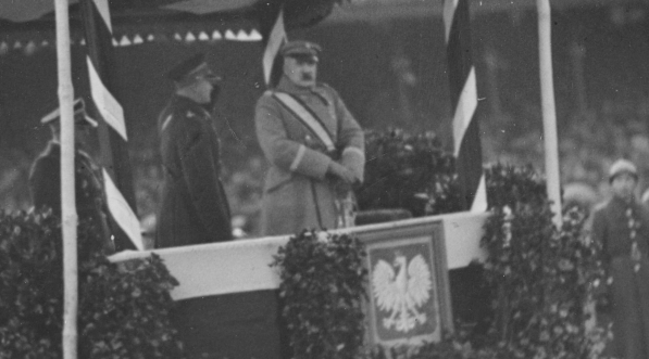  Obchody Święta Niepodległości na Polu Mokotowskim w Warszawie 11.11.1930 r.  