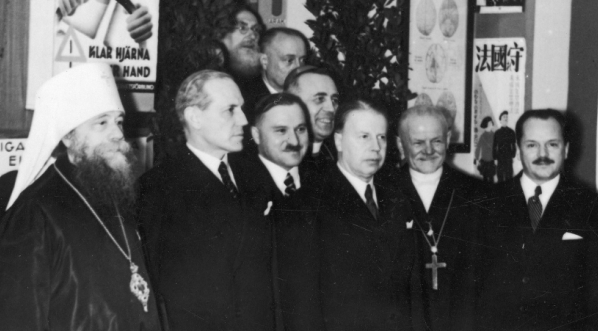  Uroczystość otwarcia Muzeum Antyalkoholowego w Polskim Towarzystwie Walki z Alkoholizmem "Trzeźwość" w Warszawie 25.01.1938 r.  