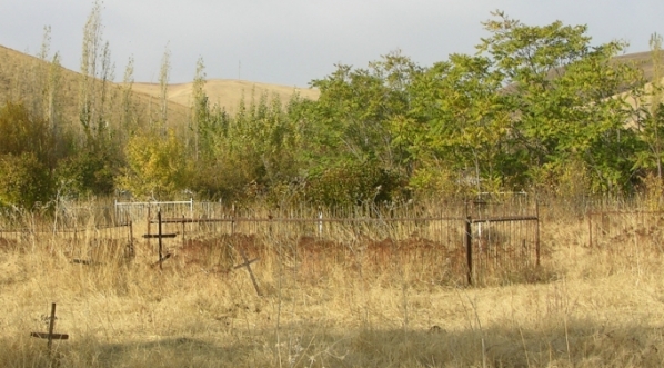  Cmentarz w Iliczówce koło Uzgenu (Kirgizja).  