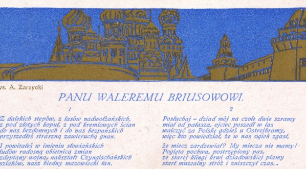  "Panu Waleremu Briusowowi" Edwarda Słońskiego.  