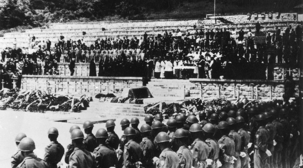  Pogrzeb Władysława Andersa, Monte Cassino 23.05.1970 r.  