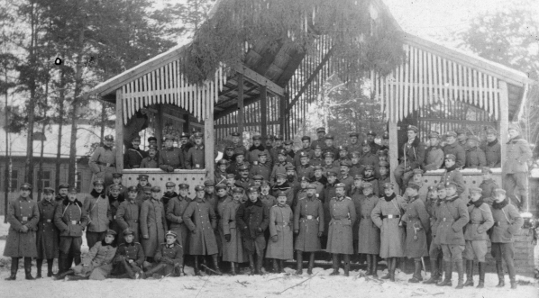  5 pułk piechoty Legionów Polskich w Baranowiczach i Leszniewce w 1916 roku.  