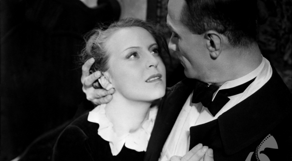  Elżbieta Barszczewska i Tadeusz Bialoszczyński w filmie Józefa Lejtesa "Dziewczęta z Nowolipek" z 1937 roku.  