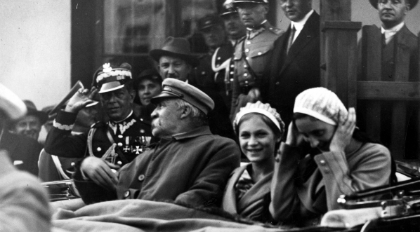  Powrót Józefa Piłsudskiego z pobytu w Wilnie w sierpniu 1932 r.  
