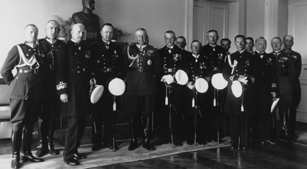  Wizyta oficerów łotewskiej marynarki wojennej w Warszawie w lipcu 1933 r.  