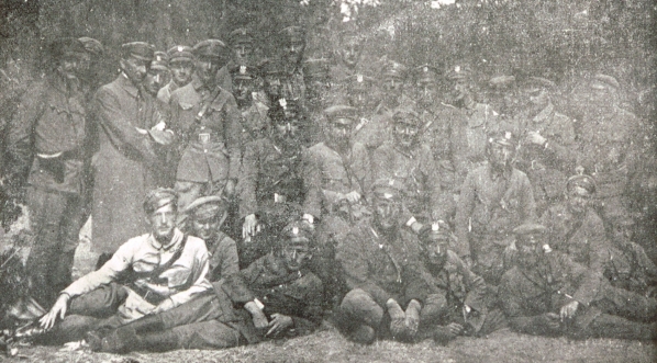  Grupa oficerów 2-go pułku piechoty II Brygady Legionów Polskich.  