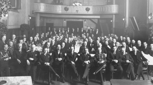  Spotkanie opłatkowe Związku Legionistów Polskich w Katowicach w 1934 r.  