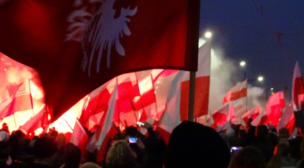  Marsz z okazji 100. rocznicy odzyskania niepodległości w Warszawie 11 listopada 2018 r.  