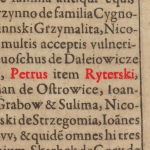  Piotr z Pisar i Rytra h. Topór  